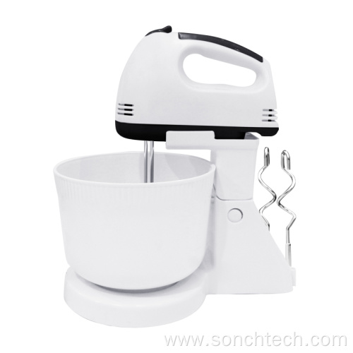 Stand food mixer with stainless steel bowl